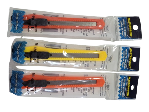 Estilete Pequeno - Lâmina 9mm